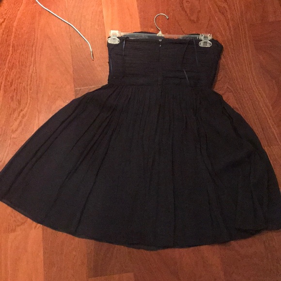 Navy strapless dress - J Crew - worn once - Picture 2 of 2